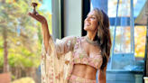 Sangita Patel is 'absolutely stunning' in floral lehenga for Indian Independence Day