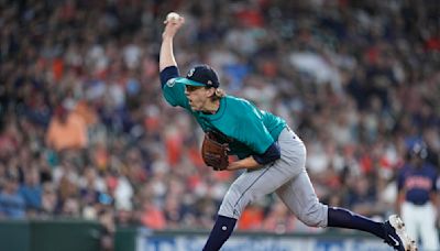 Logan Gilbert throws 8 dominant innings in Mariners' 5-0 victory over Astros