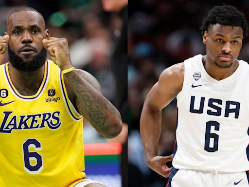 Las palabras optimistas de LeBron James sobre Bronny