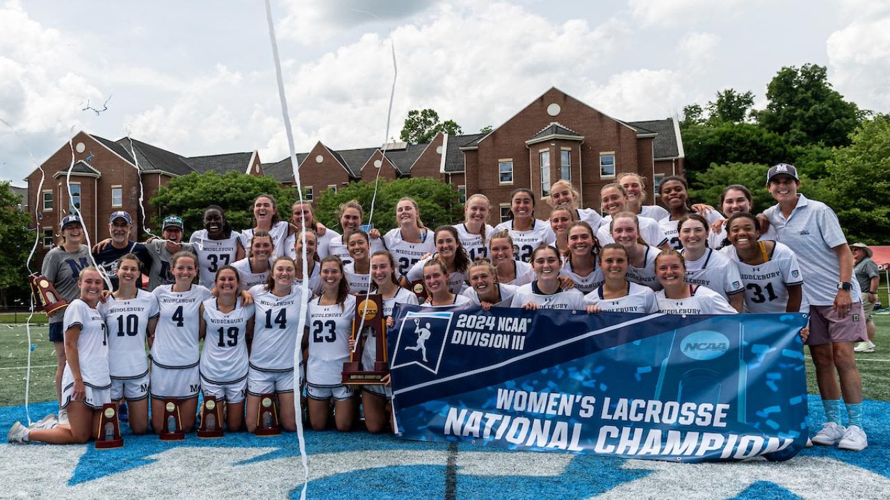 Middlebury wins 2024 DIII women's lacrosse championship