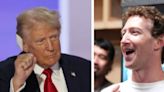 Mark Zuckerberg calls Donald Trump a 'badass' after the former president threatened him with prison