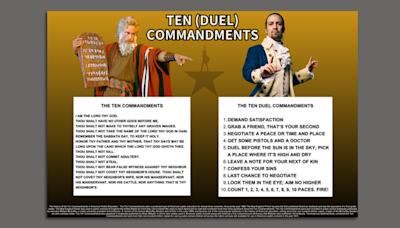 Louisiana plans to put 10 Commandment posters in classrooms. Here's what they could look like