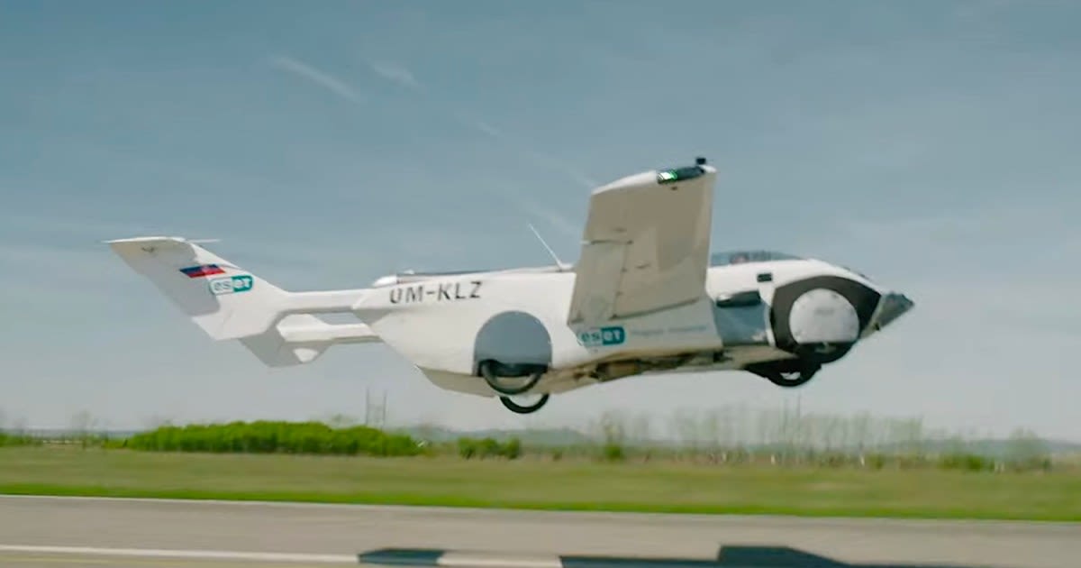 Watch this famous musician fly in a car with wings | Digital Trends