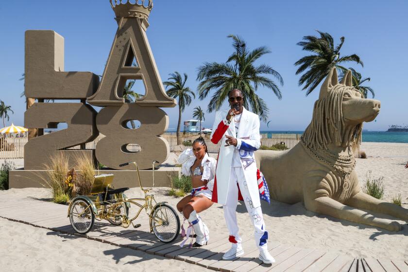 Long Beach — no, not Venice — stars in Olympics closing ceremony with Snoop, Dr. Dre, Billie Eilish