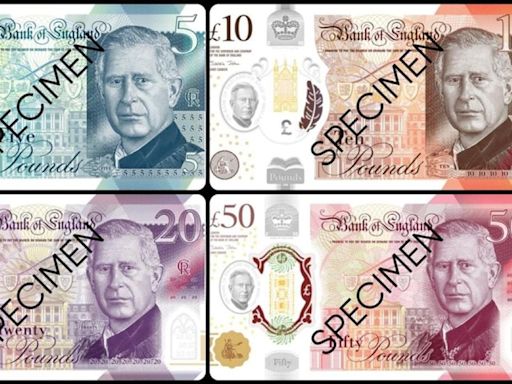 Billetes con retrato del rey Carlos III entran en circulación este miércoles en el Reino Unido - La Tercera