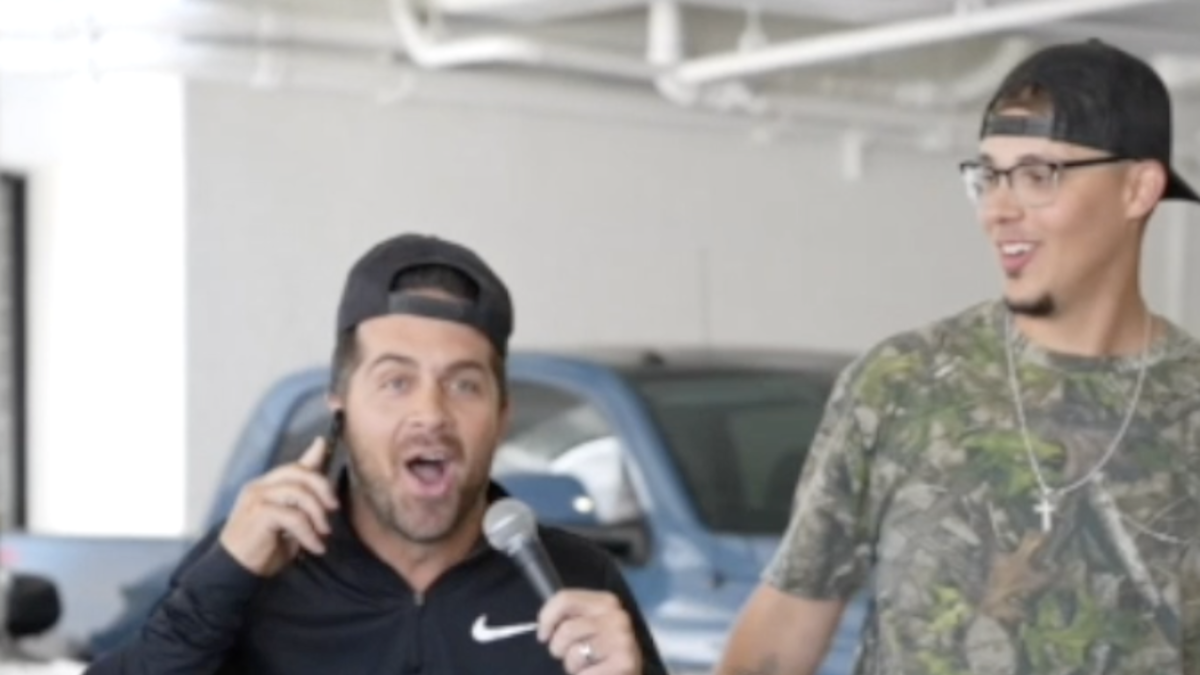 Chase Matthew Surprises Raymundo With His Fixed Up Truck | KJ97 | The Bobby Bones Show