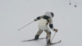 Pro "Sends It" On Skis From World War 2