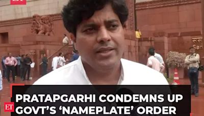 'Hawaaon pe naam…': Congress' Imran Pratapgarhi condemns UP govt’s ‘Nameplate’ order in style