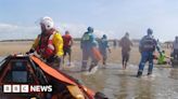 Fleetwood rescue: Family cut off by tide saved by RNLI