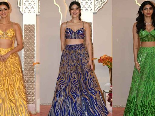 Ananya Panday, Khushi Kapoor, Shanaya SLAY in shimmery groom squad looks