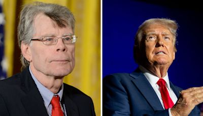 Stephen King's Donald Trump, Kamala Harris debate post takes off online