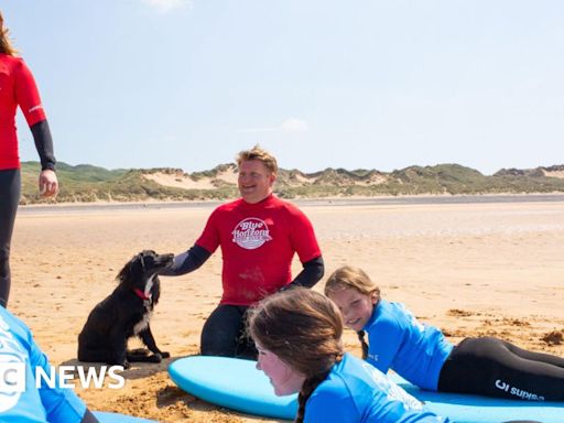 Six-legged 'mermaid' dog Ariel finds new home by the sea in Wales