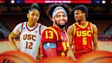 Caleb Williams dishes on sharing USC campus with Bronny James, JuJu Watkins