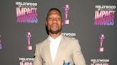 Jonathan Majors cries while accepting Perseverance Award months after assault conviction