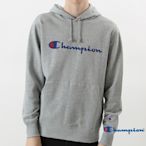 Champion Basic Logo 經典款連帽Tee 灰色