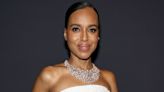 Kerry Washington Is a Vision in White in Bandeau Dress at Chanel 5th Avenue Opening Party