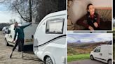 My 'Tardis' caravan cost just £2,000 & has kitchen but looks like tent on wheels