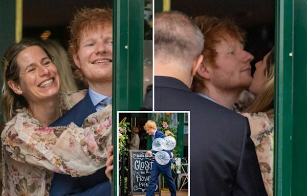 Ed Sheeran seen with wife Cherry as they celebrate daughter's 2nd birthday