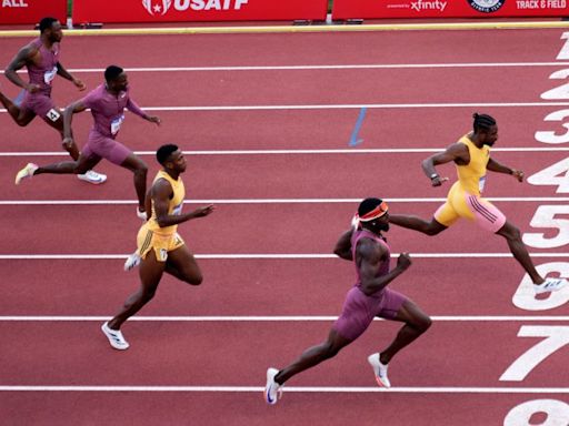 Noah Lyles wins 200m at US Olympic trials in record time