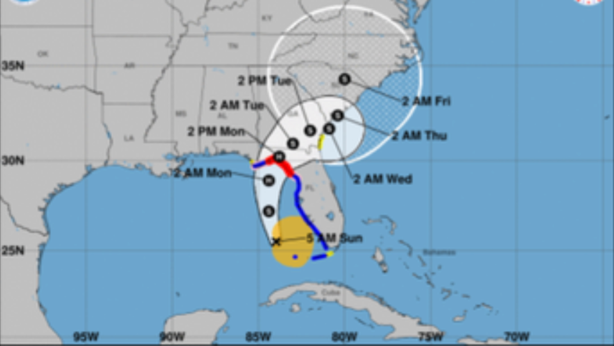 Tropical Storm Debby to make landfall as hurricane in north Florida on Monday as historic rains expected in Georgia: Live