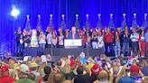 Donald Trump holds rally, birthday party with thousands in West Palm Beach