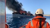 A $24 million superyacht burned up just weeks after it was delivered to an Italian car parts boss, and the cause of the fire is still unknown
