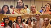 Radhika Merchant radiates happiness during the Graha Shanti pooja with Anant Ambani - see inside pics | Hindi Movie News - Times of India