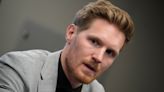 Avalanche captain Landeskog watches practice, but coach says he’s ‘not close’ to being a participant