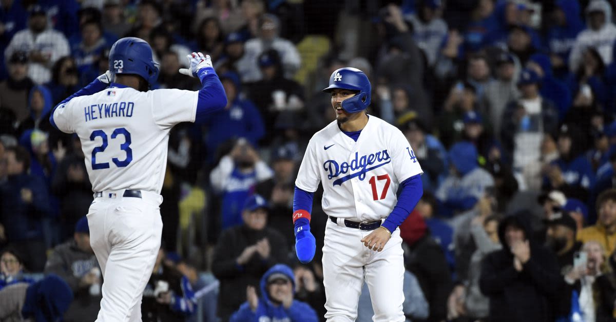 Dodgers lineup tweak includes Jason Heyward in CF, Miguel Vargas in LF