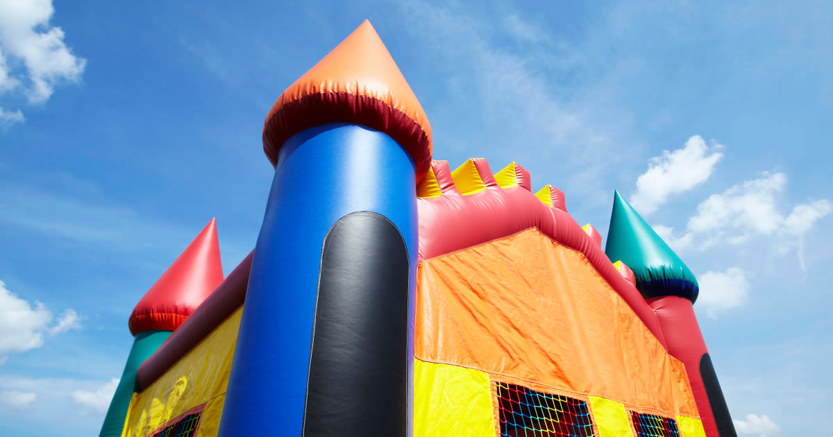 2-year-old boy dies after he was blown away in bounce house