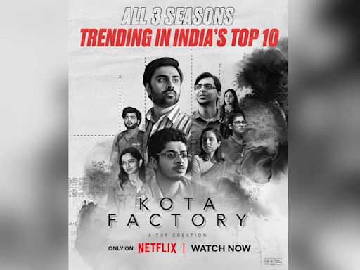 Kota Factory sweeps Netflix India top 10 across all seasons