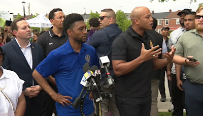 Governor Moore, Mayor Scott and other leaders hold crime walk in Northeast Baltimore