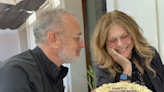 Tom Hanks and Rita Wilson celebrate 35 years of marriage with cake
