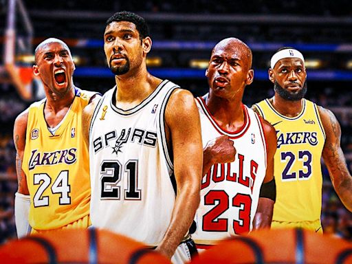 Spurs icon Tim Duncan expertly evades Michael Jordan, LeBron James, Kobe Bryant GOAT debate