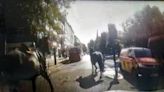 Three runaway military horses bolt through London after being spooked by bus