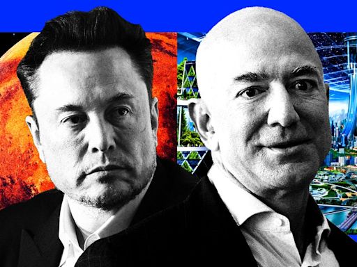 We put Elon Musk's dream to colonize Mars up against Jeff Bezos' vision of living in space — and one is more realistic