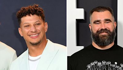 Patrick Mahomes Tells Jason Kelce to 'Go Crazy' During Philly Dance