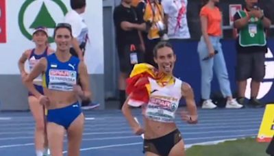Una atleta perdió la medalla de bronce al celebrar antes de la llegada en los 20 kilómetros de marcha del Europeo de Roma