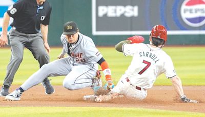 Detroit Tigers can’t corral Arizona Diamondbacks, lose 6-4 Sunday, and miss chance at road sweep