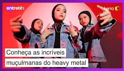 Metaleiras muçulmanas da Indonésia sacodem festival britânico