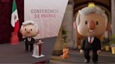 Estilo “funko” AMLO comparte su arribo de la Mañanera