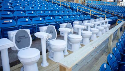 Cleveland Guardians' High-A affiliate unveils 'Toilet Row' for home games