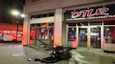 Motorcycle hits building in Allentown after collision with car