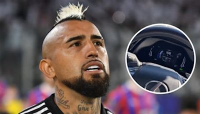 Se grabó él mismo: Arturo Vidal en la polémica por grave falta mientras manejaba