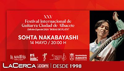 El XXV Festival Internacional de Guitarra ‘Ciudad de Albacete’ comienza mañana con el espectáculo ‘Luz y Sombra’ del afamado guitarrista Sohta Nakabayashi