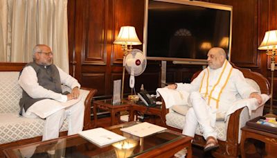 L-G Radhakrishnan calls on Home Minister