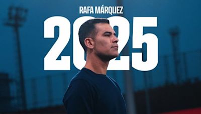 Rafa Márquez se queda en el Barcelona, lo renuevan hasta el 2025