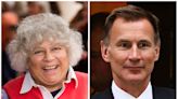 Miriam Margolyes says ‘f*** you, bastard’ live on Radio 4’s Today programme over Jeremy Hunt