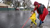 Thunder and lightning hit Visalia, Tulare