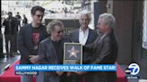 Rock legend Sammy Hagar honored with star on Hollywood Walk of Fame